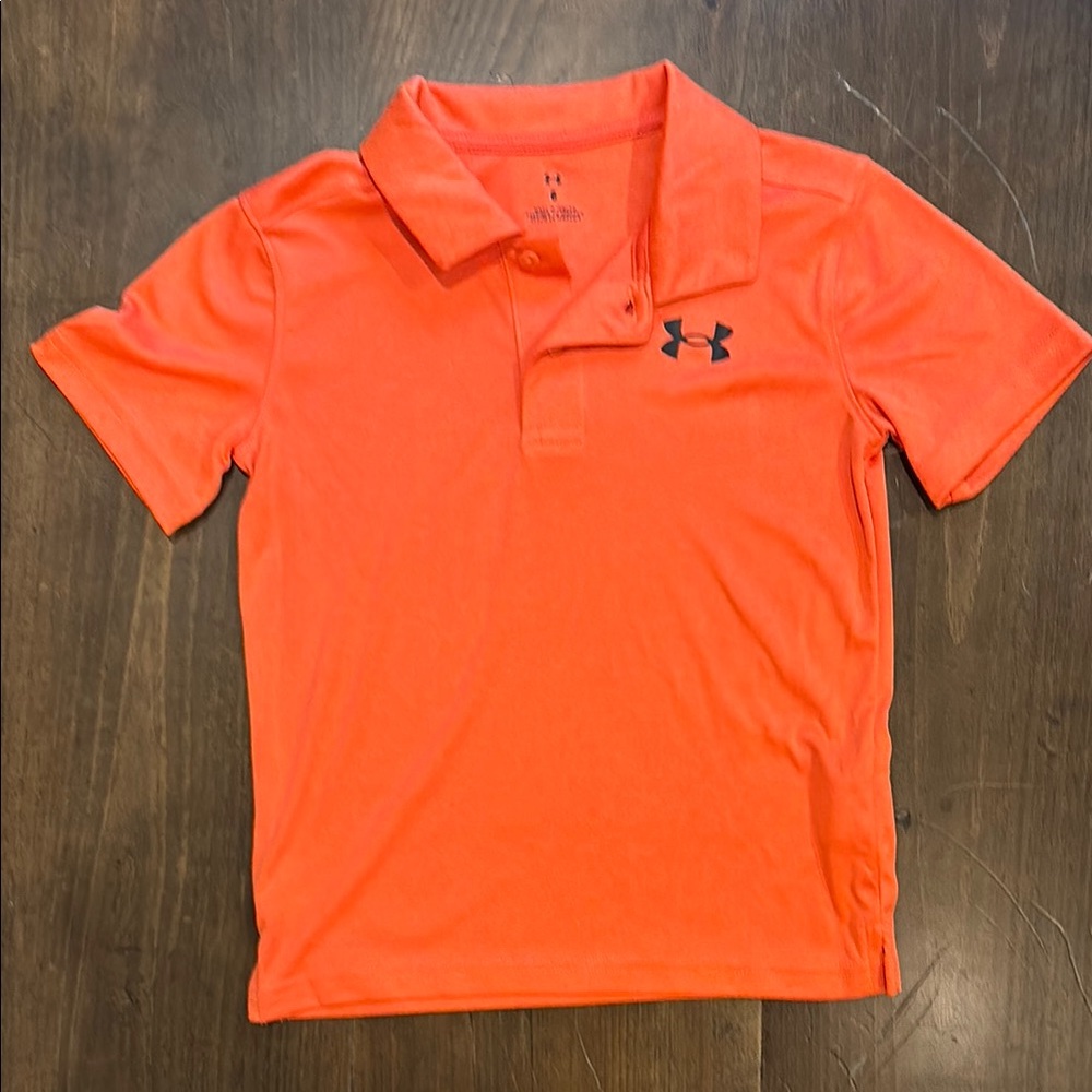 Under Armour Kids Orange Polo Shirt